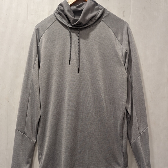 UNDER ARMOUR men's gray funnel neck pull-over sweatshirt - Picture 7 of 7